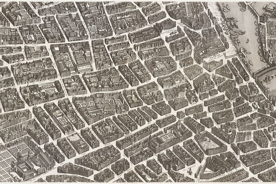 Turgot map of Paris, 1734–1739